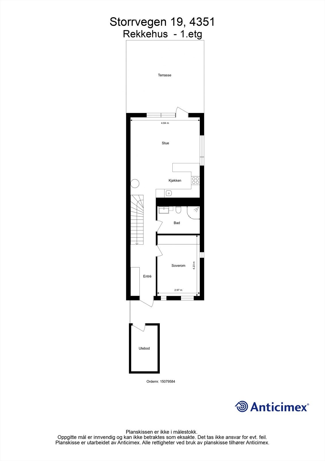 Plantegning - 1. etasje Galleribilde