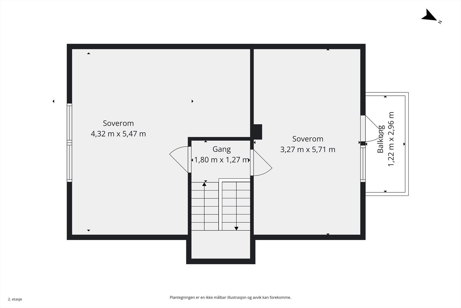 Plantegning Loft Galleribilde