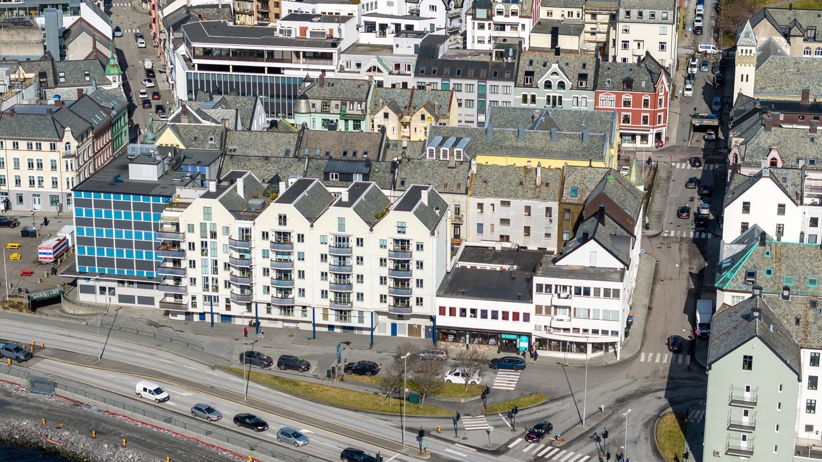 Oversikt over det sentrumsnære og urbane nabolaget. Galleribilde