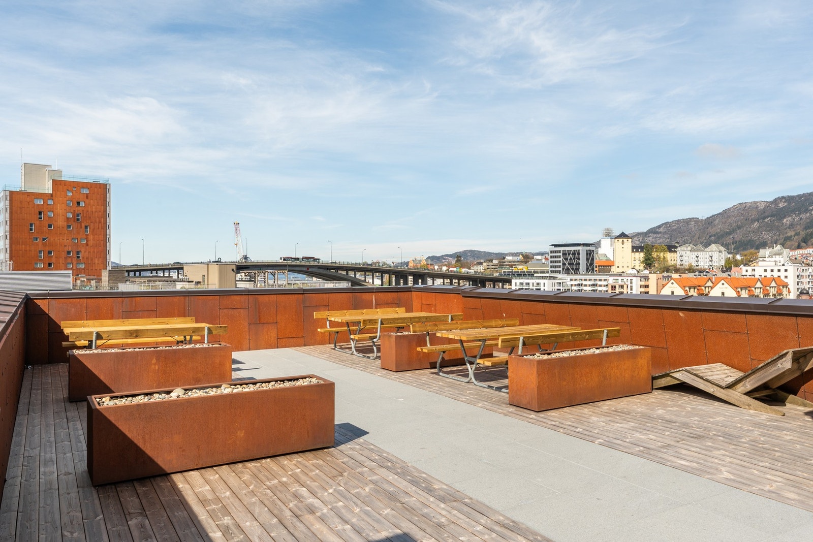 Sameiet har en flott felles takterrasse. Galleribilde