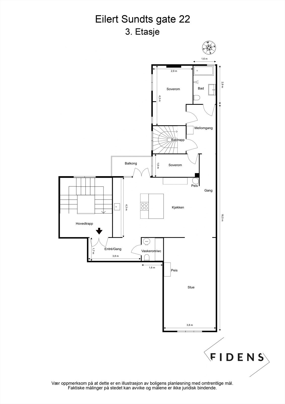 Plantegning Galleribilde