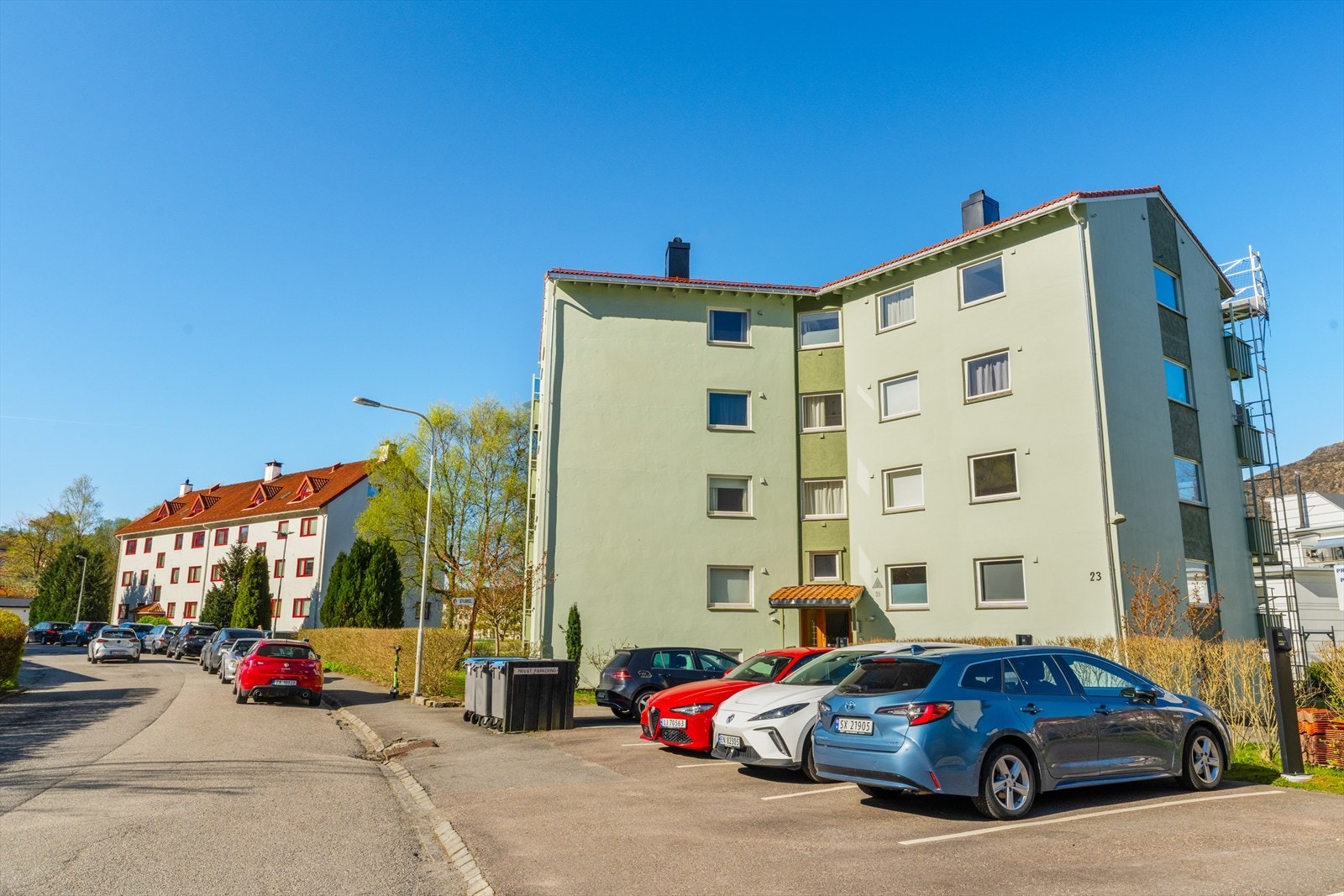 Her bor man sentralt, men likevel tilbaketrukket Galleribilde