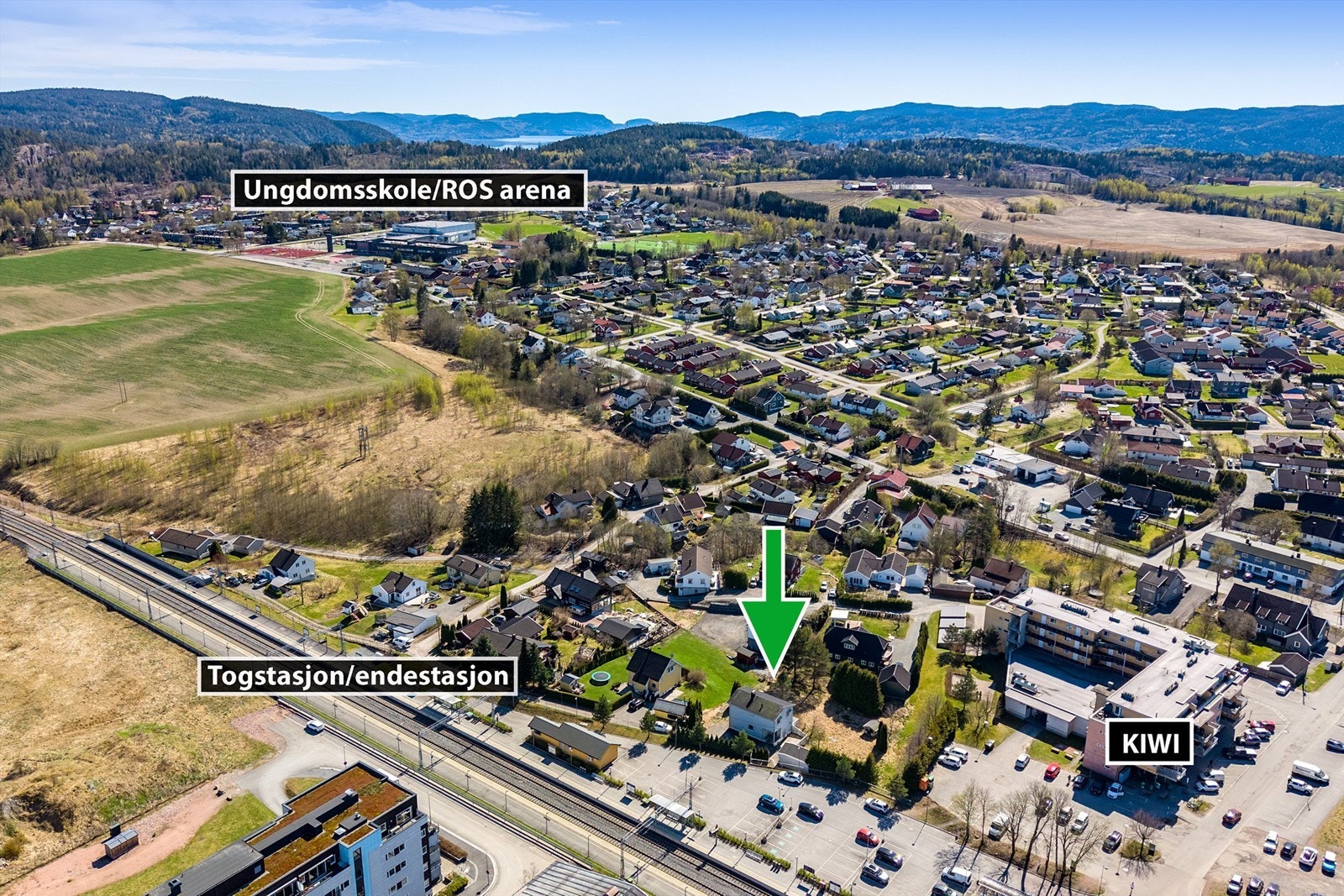 Beliggende meget sentral til på Spikkestad Galleribilde