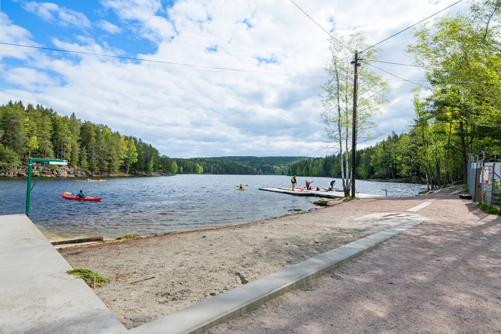 Kanoutleie Nøklevann. Galleribilde