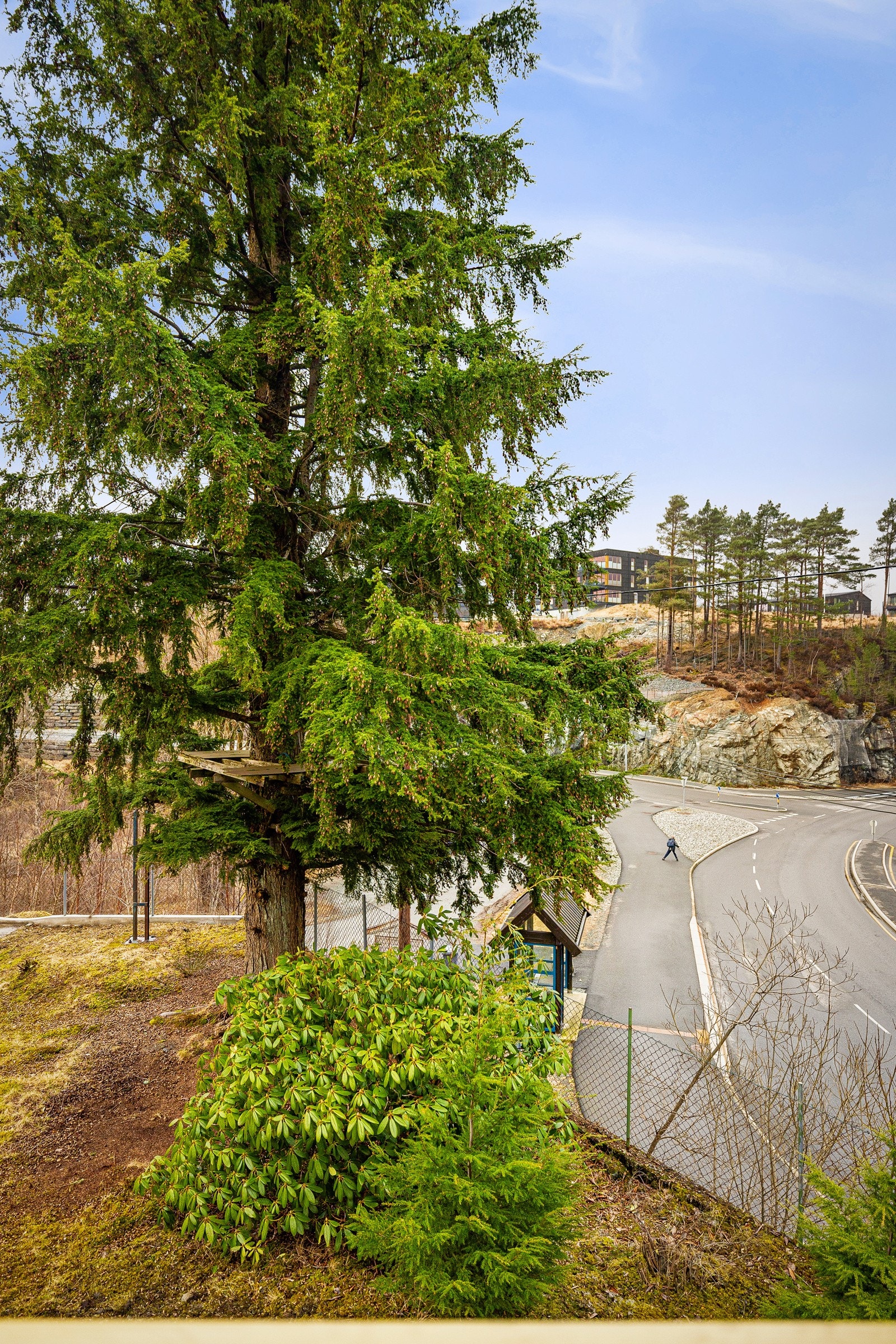 Kort vei til busstopp, hvor linje 610, 740 og 741 med hyppige avganger Galleribilde