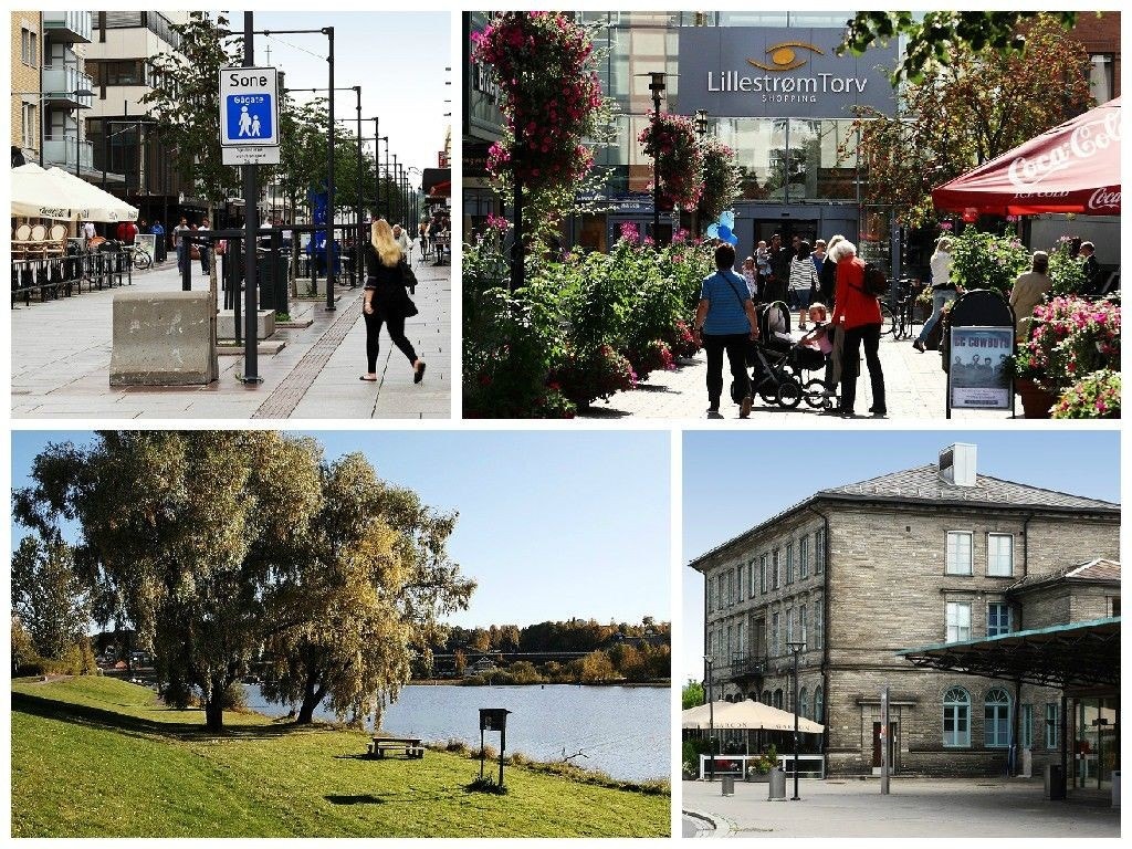 Gangavstand også til Lillestrøm sentrum. Galleribilde