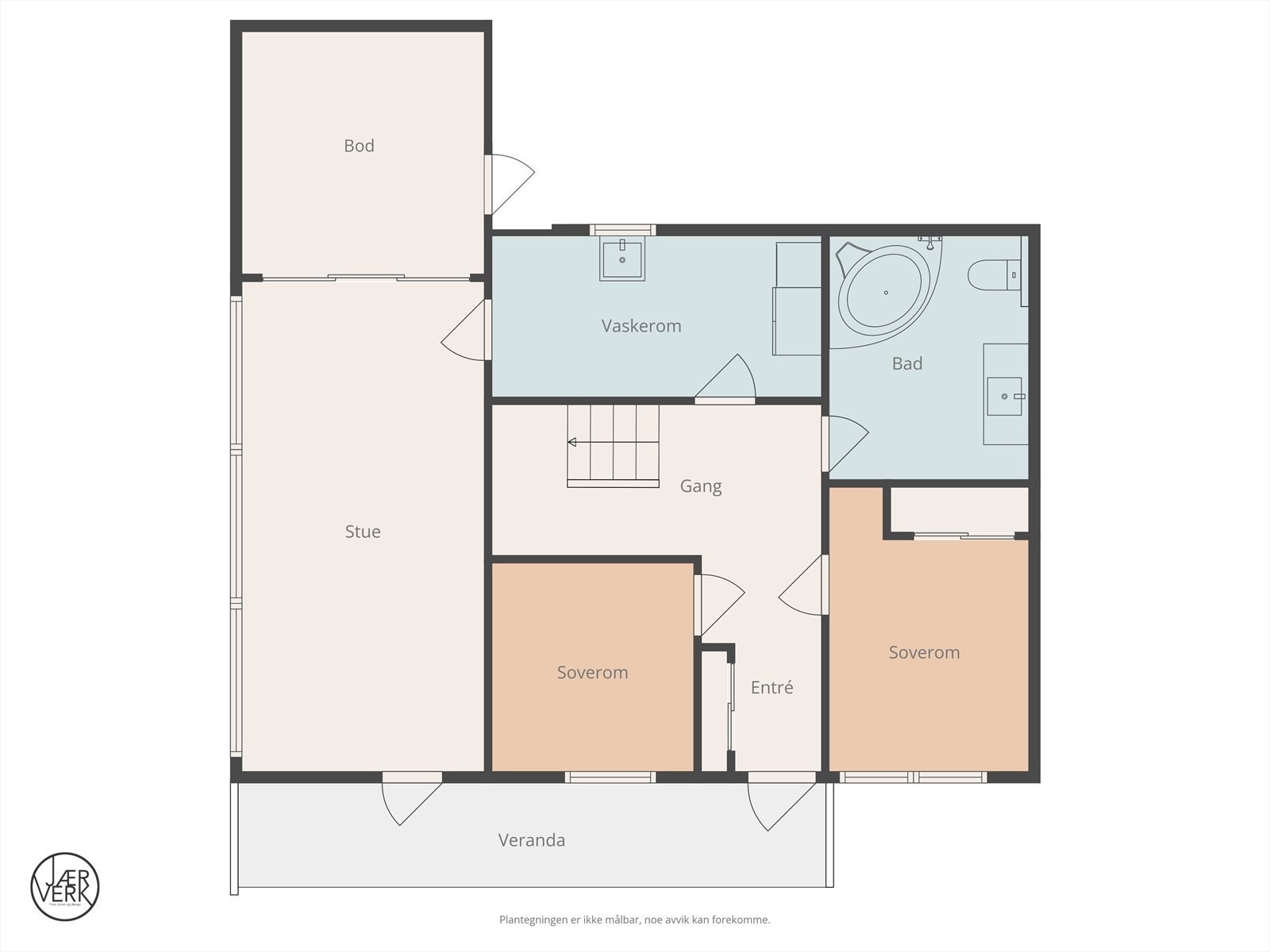 Plan 2 etasje Galleribilde