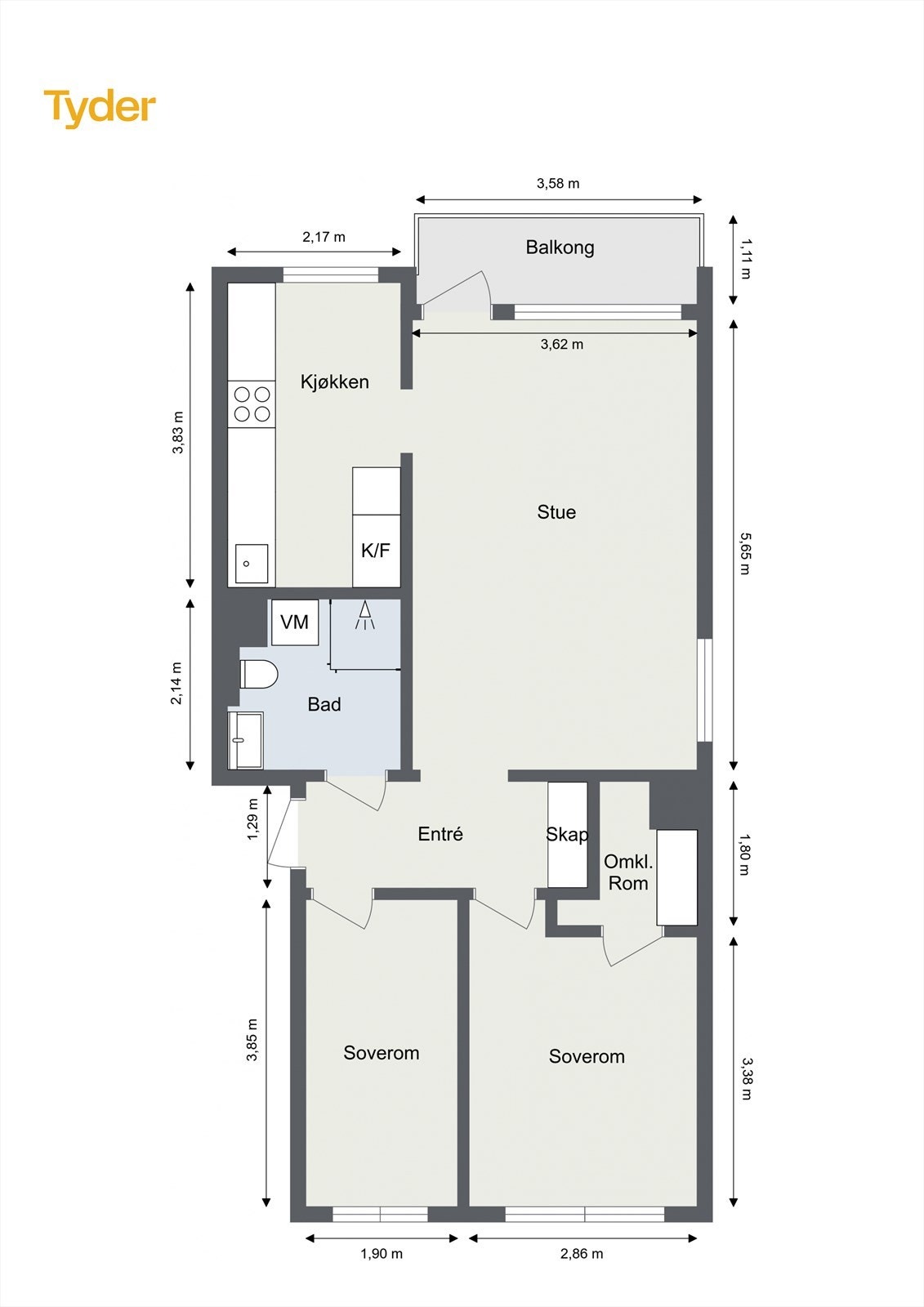 Plantegning Galleribilde