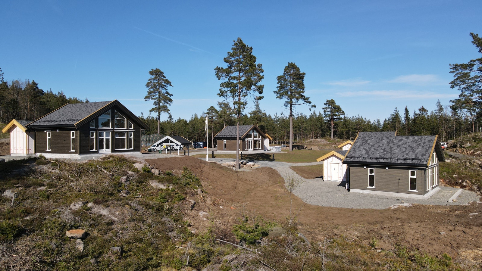 Innspillingsstedet for Sommerhytta 2026 - Fire stk Frøya 41 Galleribilde