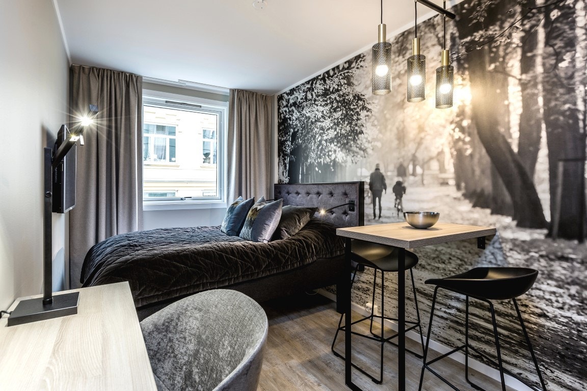 Meget pen 1-roms studioleilighet i 2. etasje, fullt møblert! Galleribilde