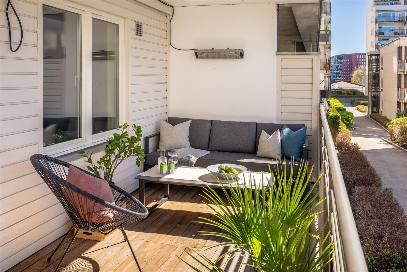 Gode solforhold - perfekt for å nyte balkongen. Galleribilde