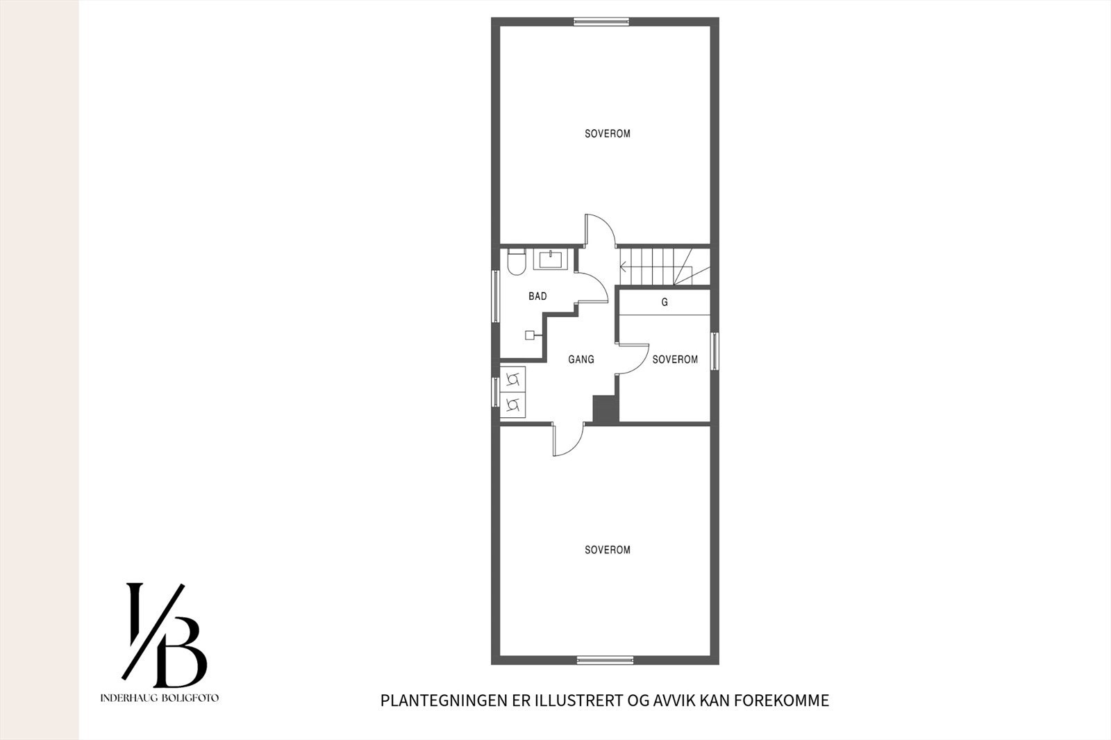 Plantegning loft. Galleribilde