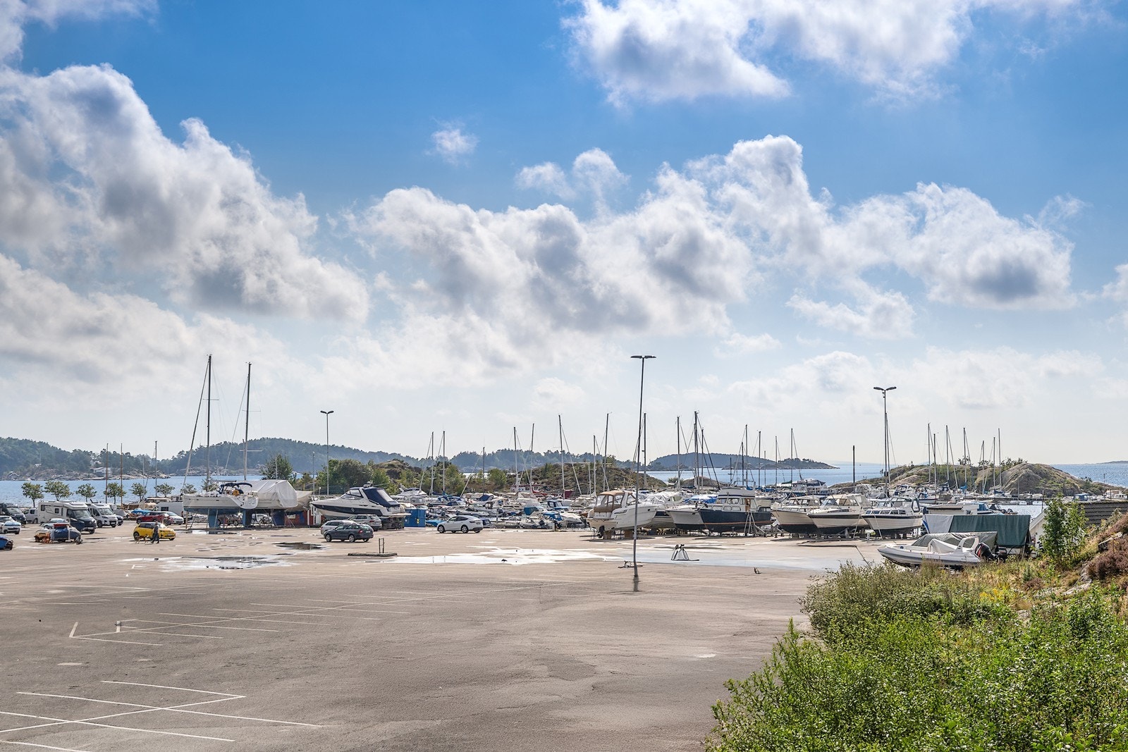 Her får du flott utsikt mot sjøen og Kuholmen Marina Galleribilde