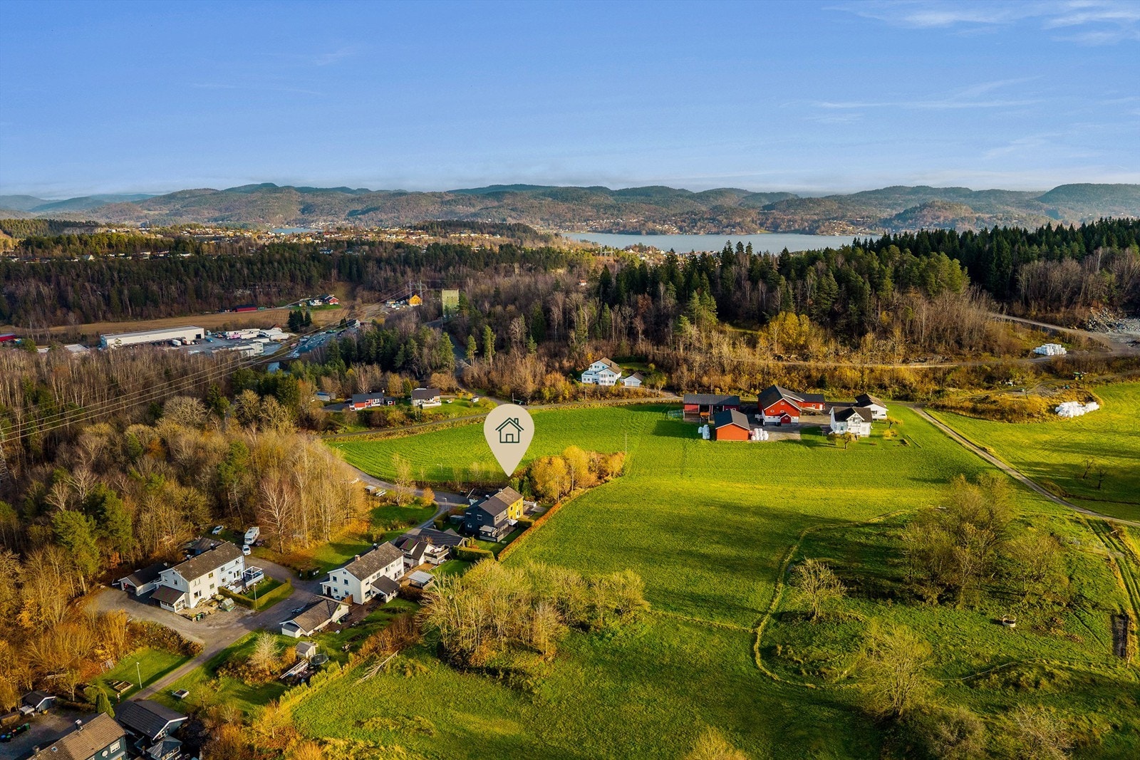 Beliggende i et rolig og landlig område Galleribilde