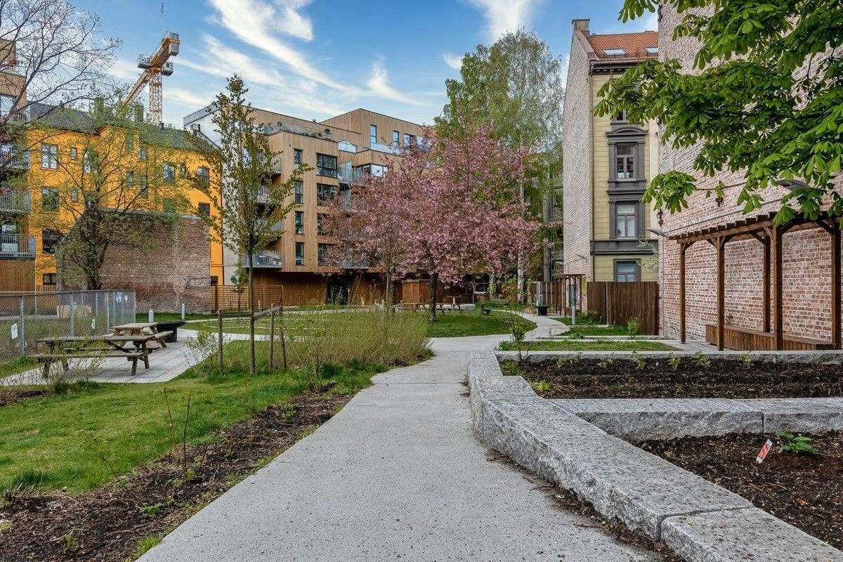 Kvartalsparken. Galleribilde