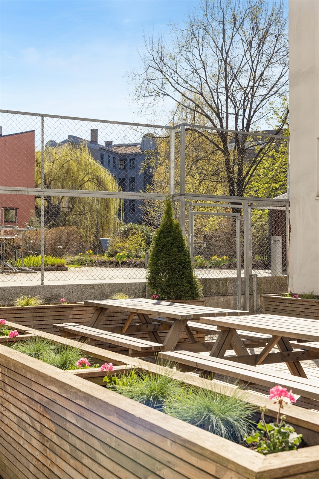 Koselig og sosial sitteplass for beboerne. Galleribilde