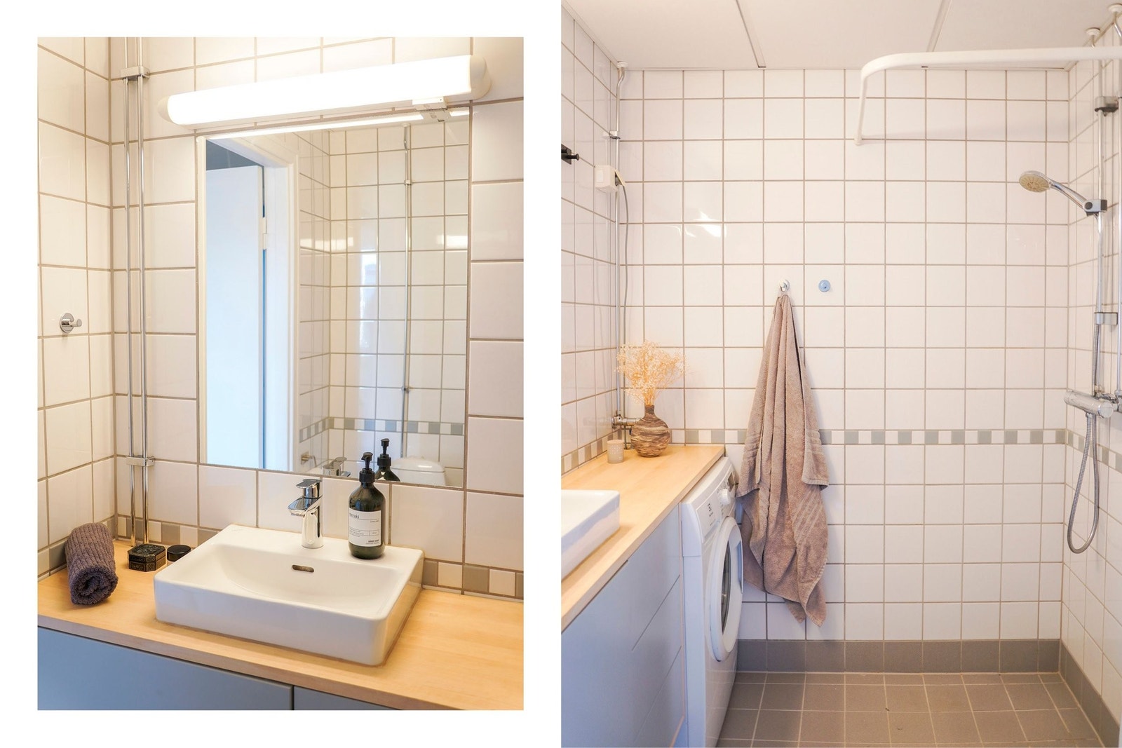 Oppvarming via varmekabler i gulvet. Galleribilde