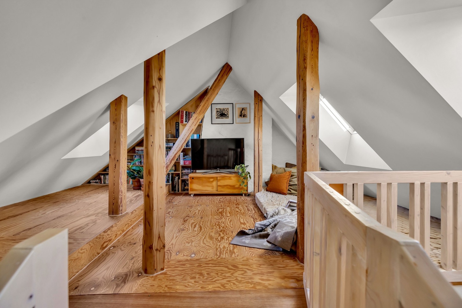 Et pluss med leiligheten er at den er veldig stille. Galleribilde