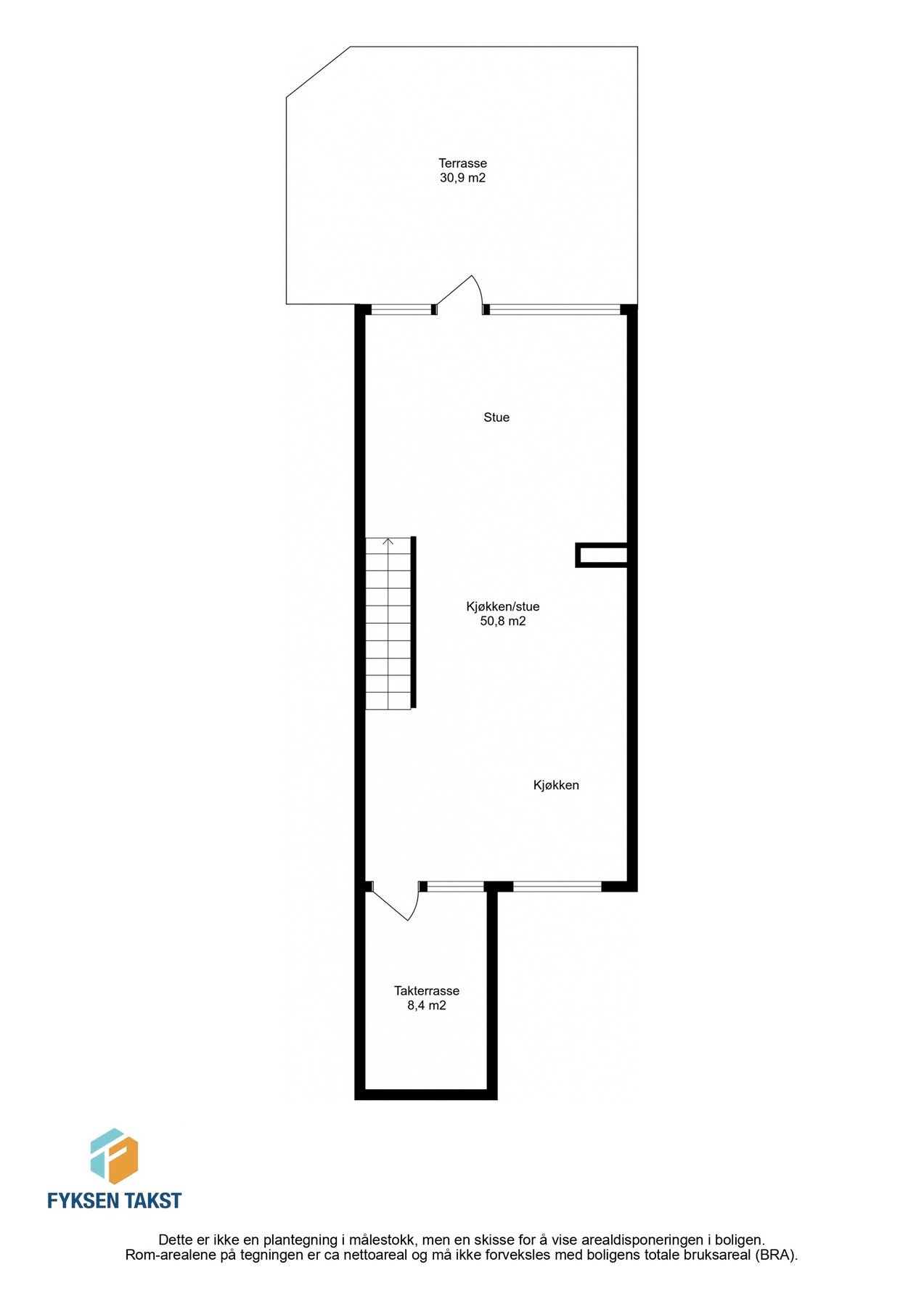 Planskisse 1. etasje. Galleribilde