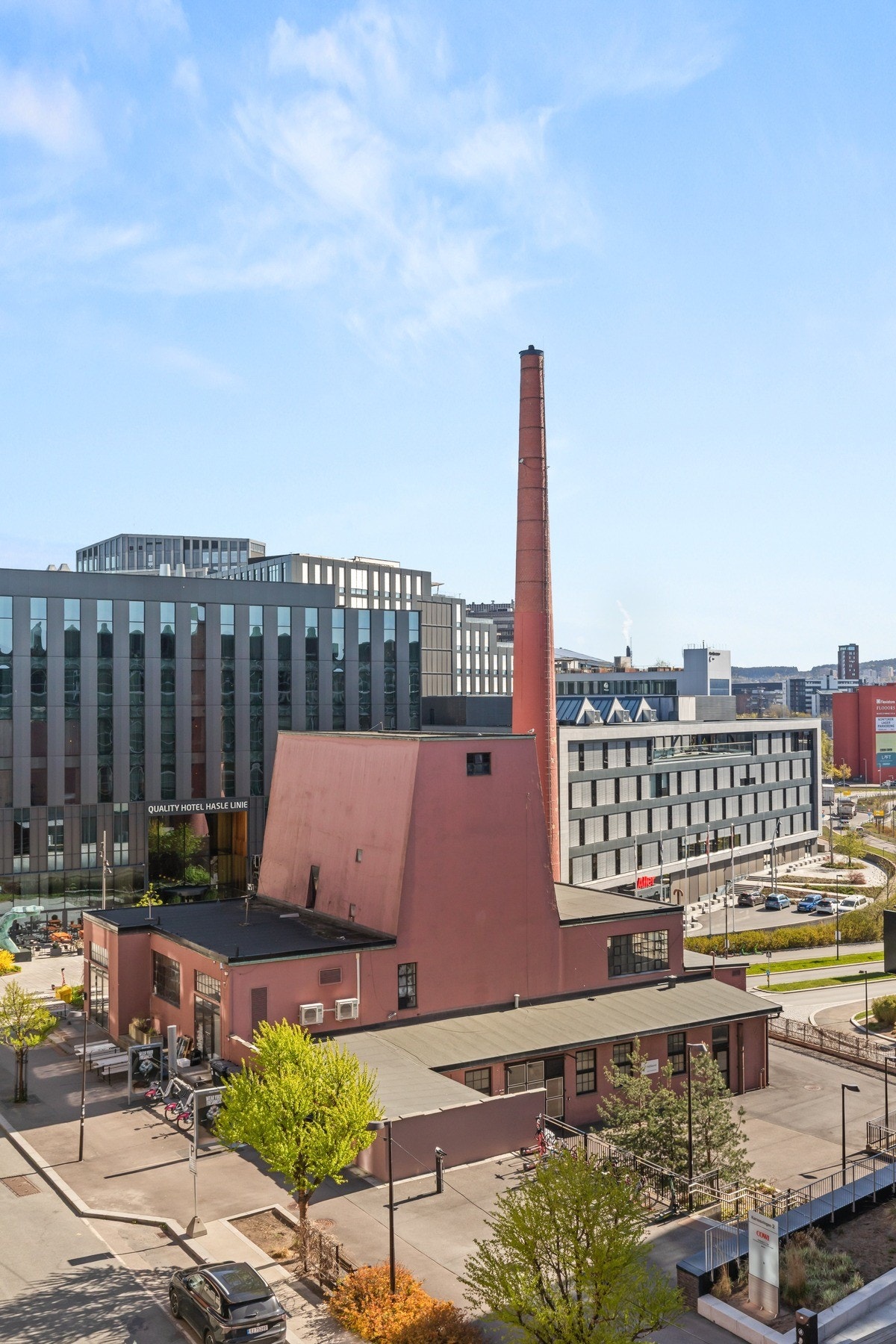 Utsikt fra balkongen Galleribilde