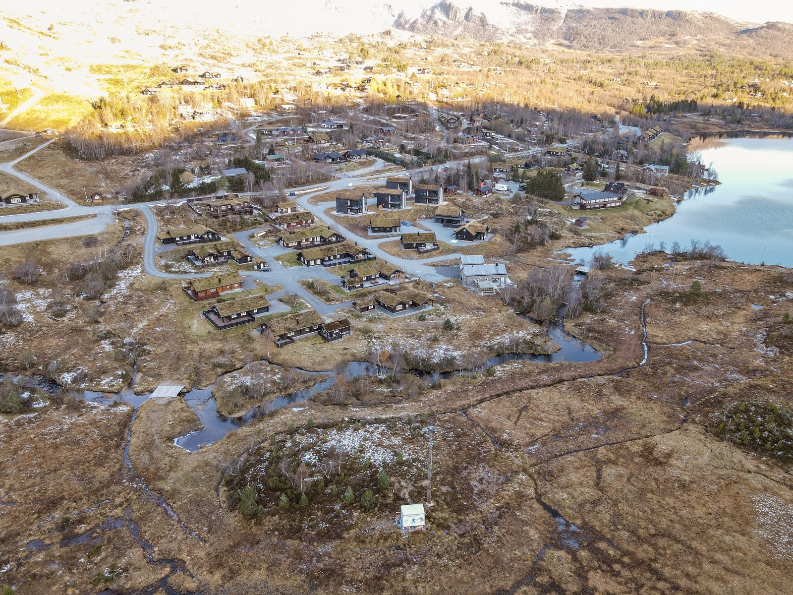 Dronebilde Galleribilde