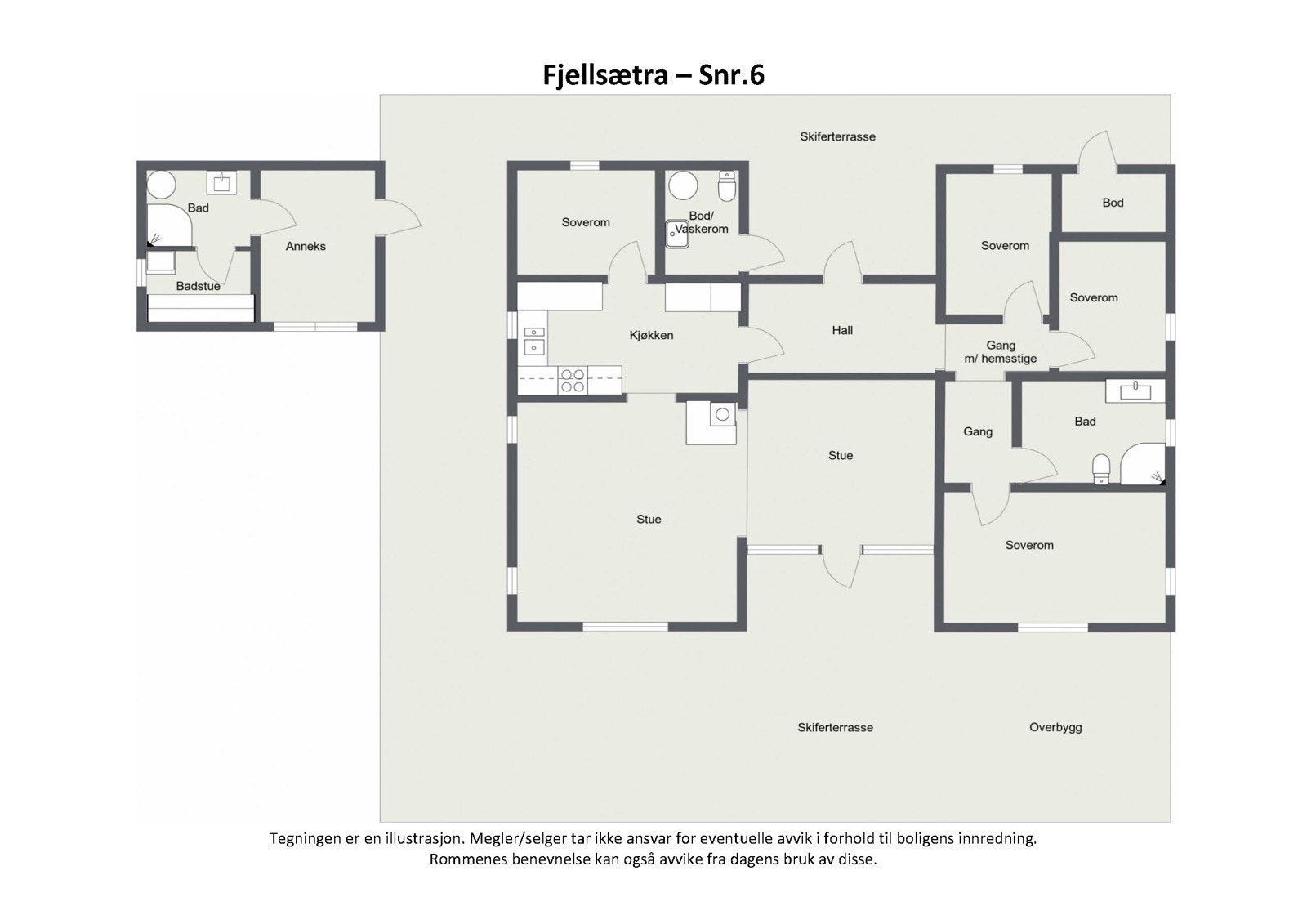 Plantegning - 2D Galleribilde