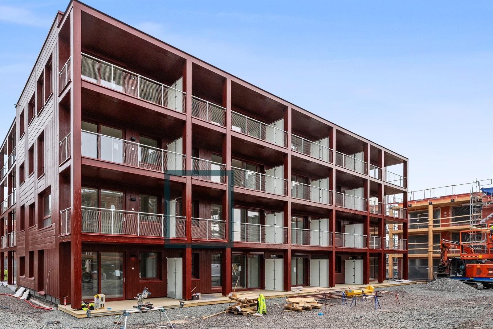 Omtrentlig plassering i bygget. Galleribilde