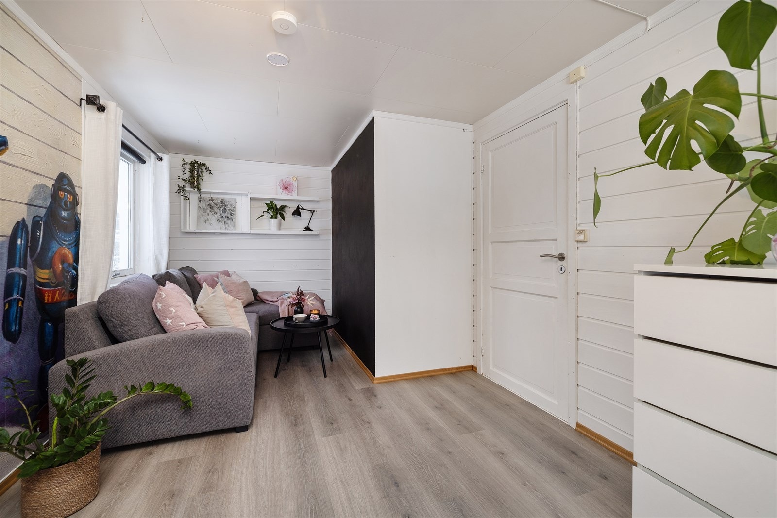 Rommet er fleksibelt og kan enkelt innredes etter familiens behov. Galleribilde