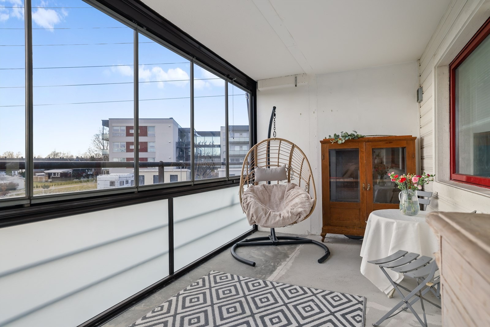 Her har du mulighet å åpne alle vinduer på sommeren! Galleribilde