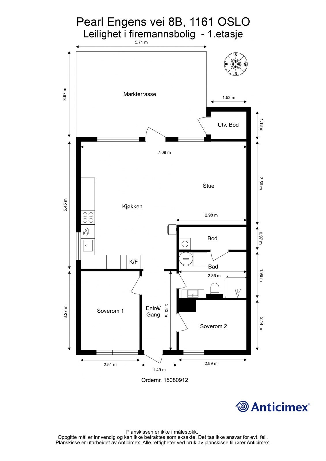 Plantegning Galleribilde