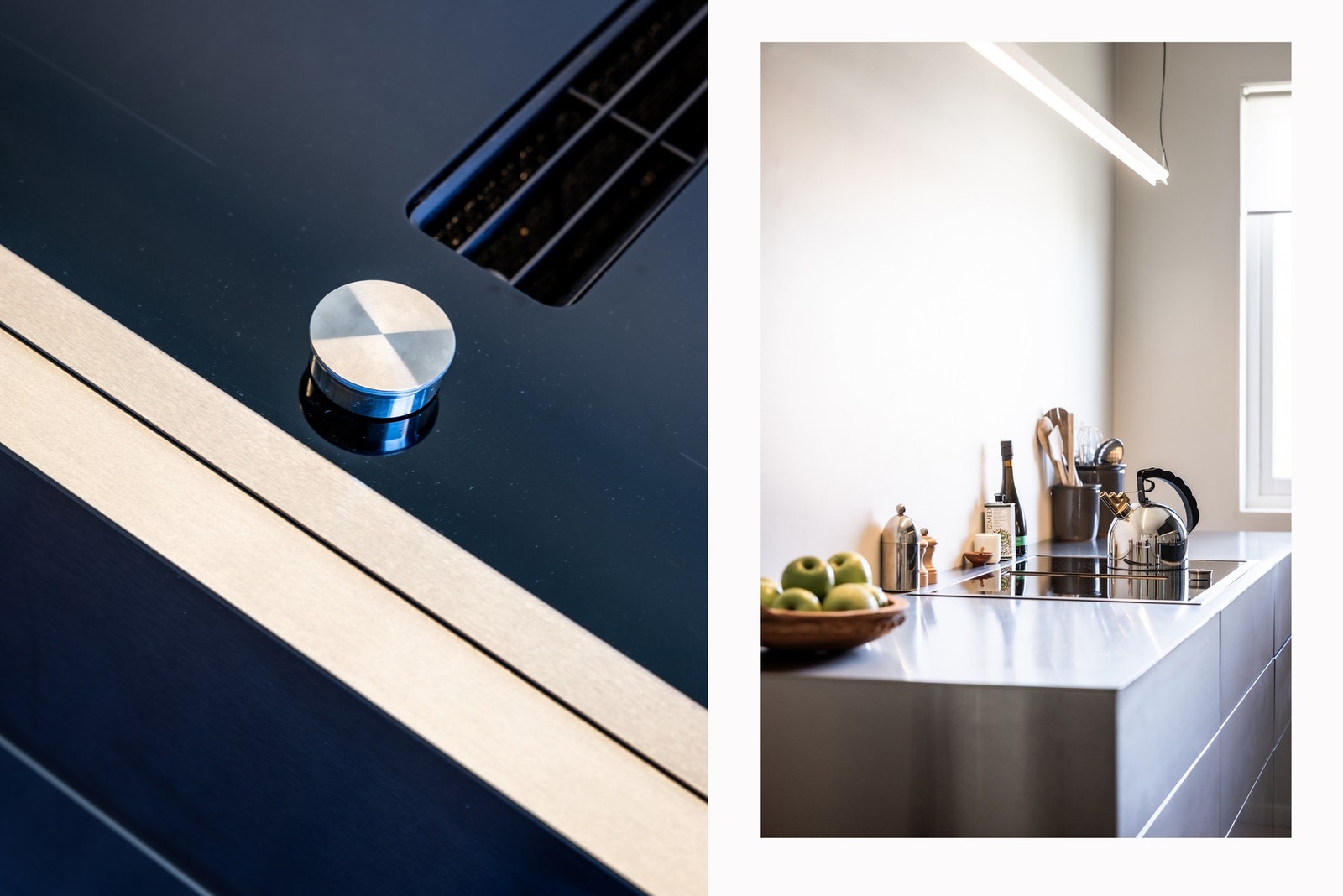 Koketoppen er fra Gaggenau og har induksjon og integrert kullfiltervifte. Galleribilde