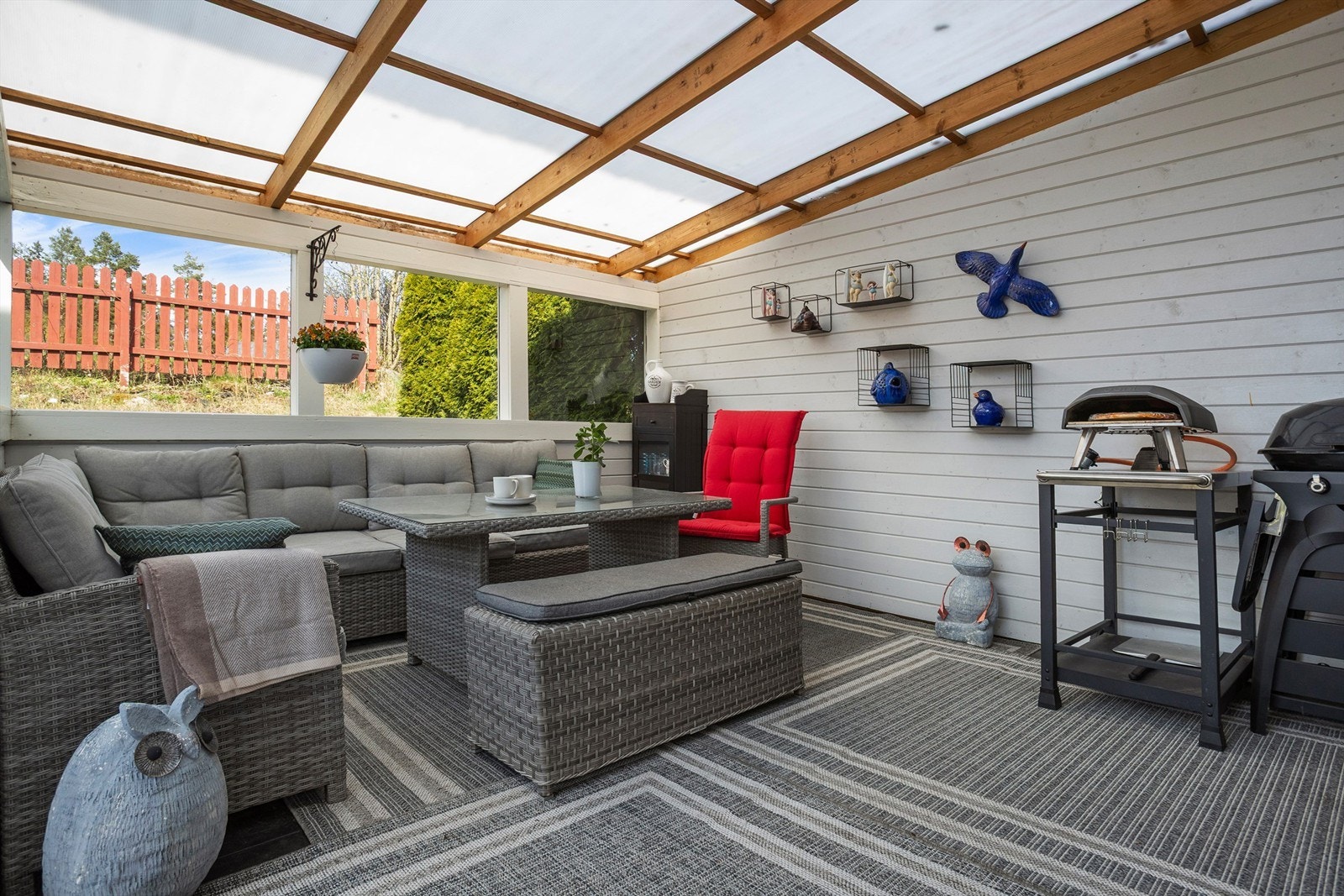 Terrassen er på ca. 26 m² Galleribilde