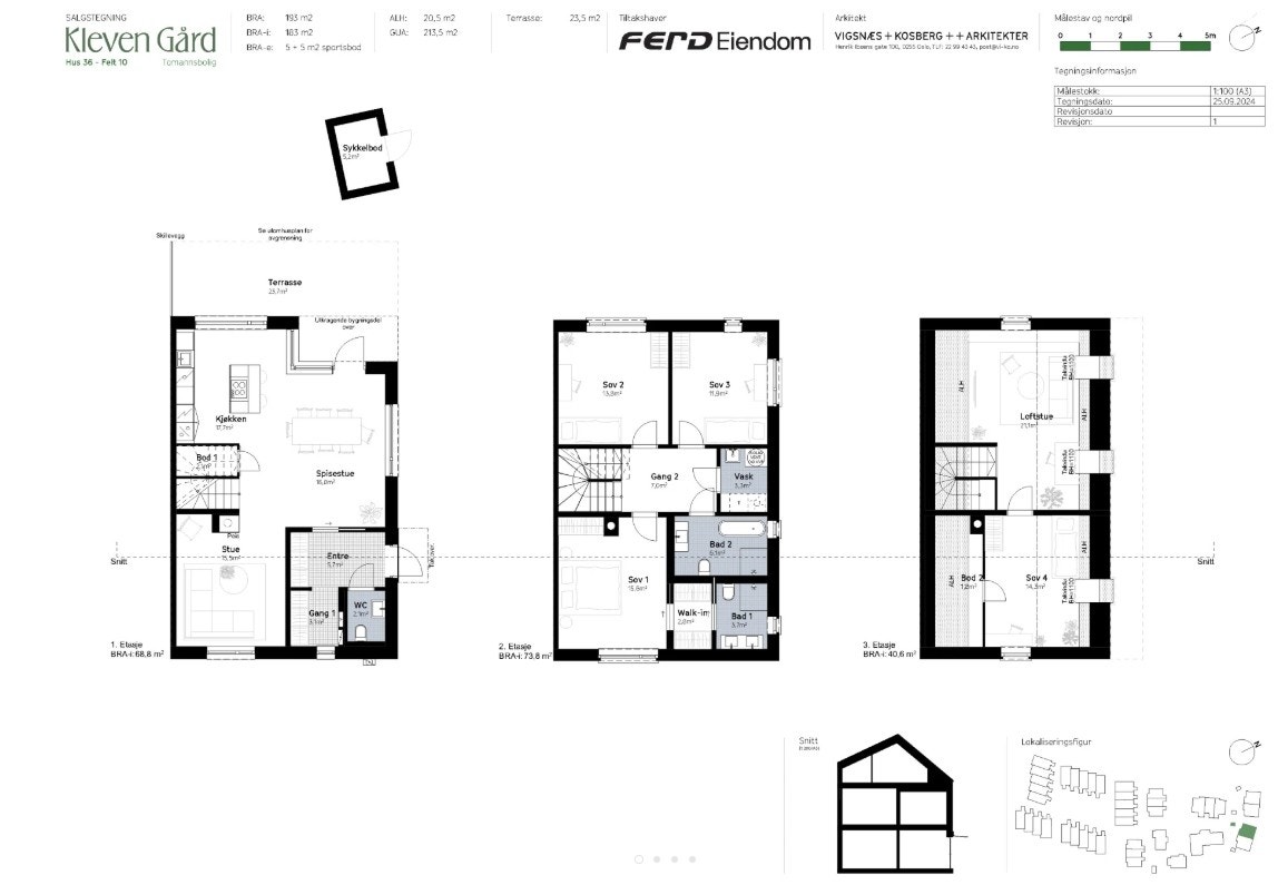 Plantegning - Hus 36 Galleribilde
