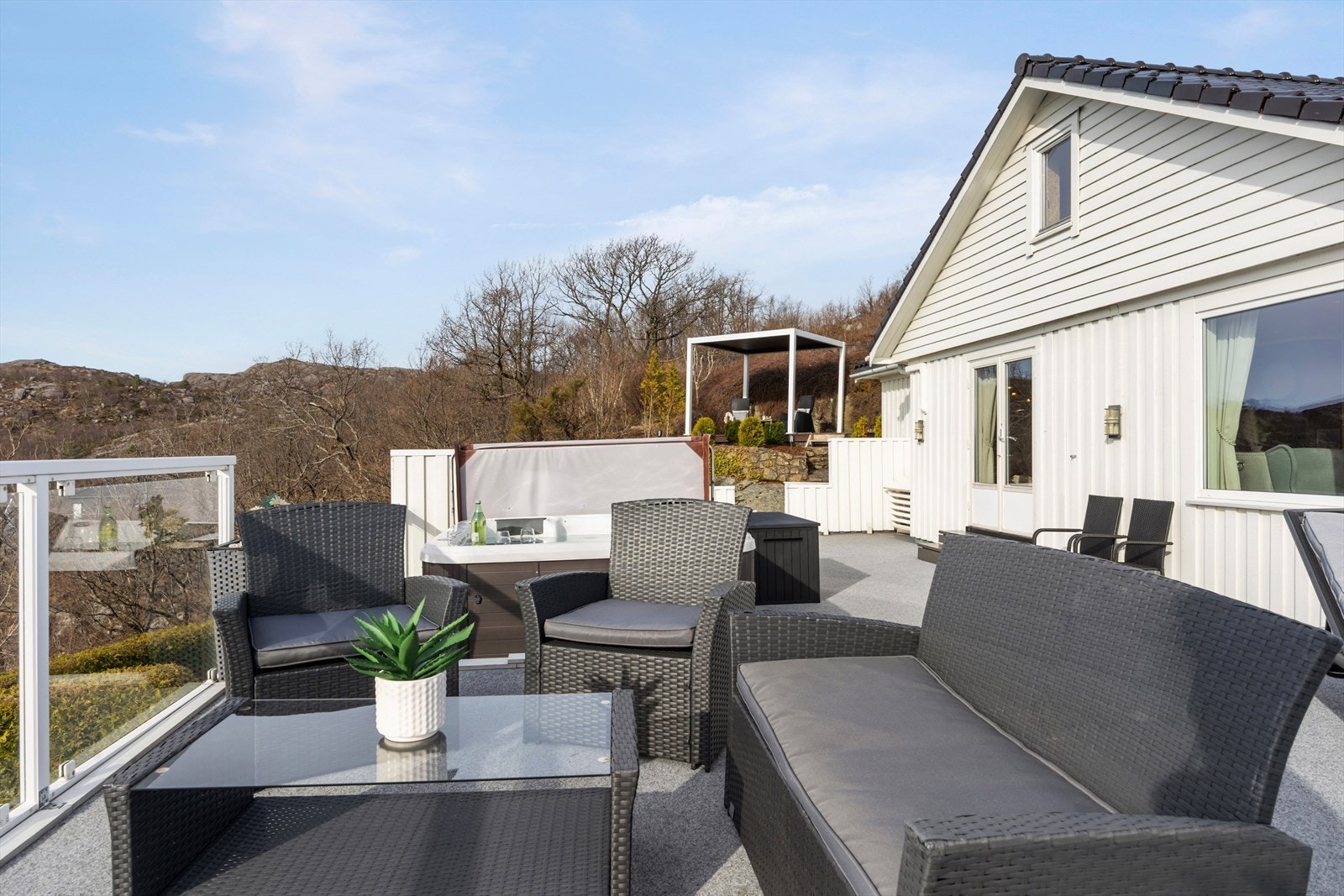 Nydelig sitteeplass Galleribilde