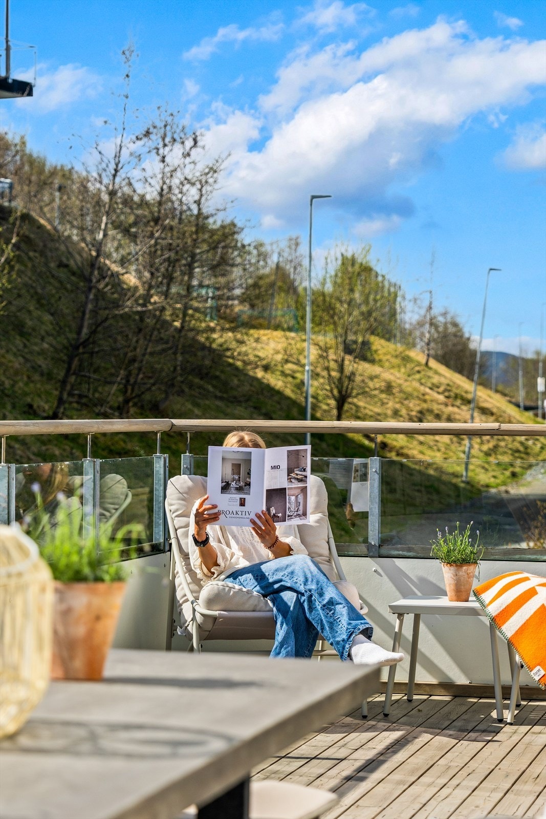 Fra terrassen er det også flott utsikt. Galleribilde