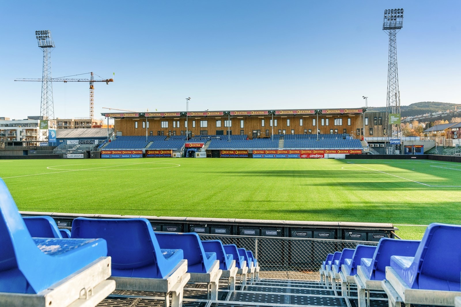 For den idrettsinteresserte er det kort vei til flott idrettsanlegg på Ranheim. Galleribilde