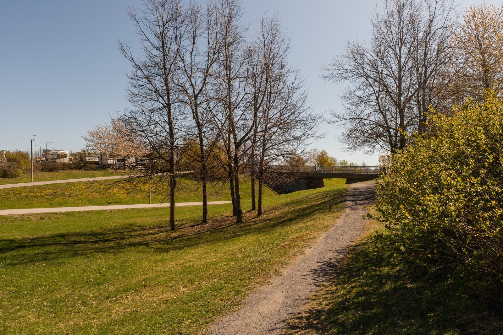 Trygg og bilfri skolevei fra leiligheten rett inn i Nansenparken Galleribilde