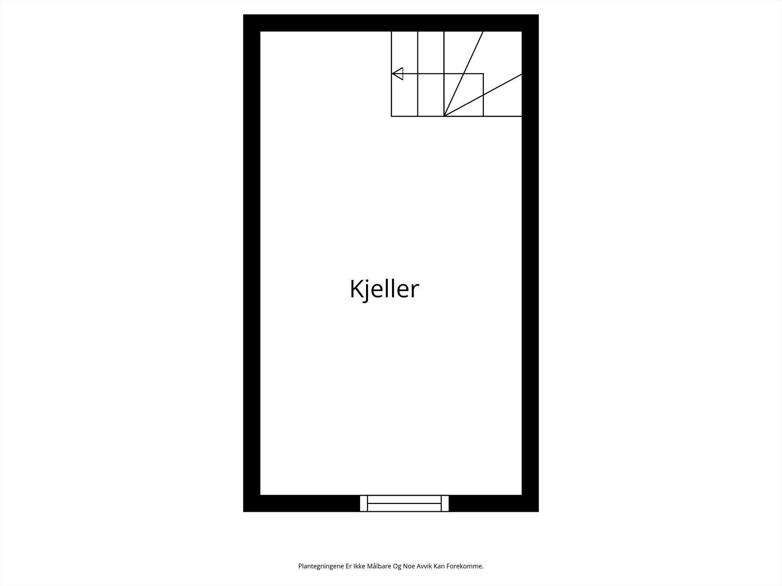 Planskisse kjeller. Galleribilde