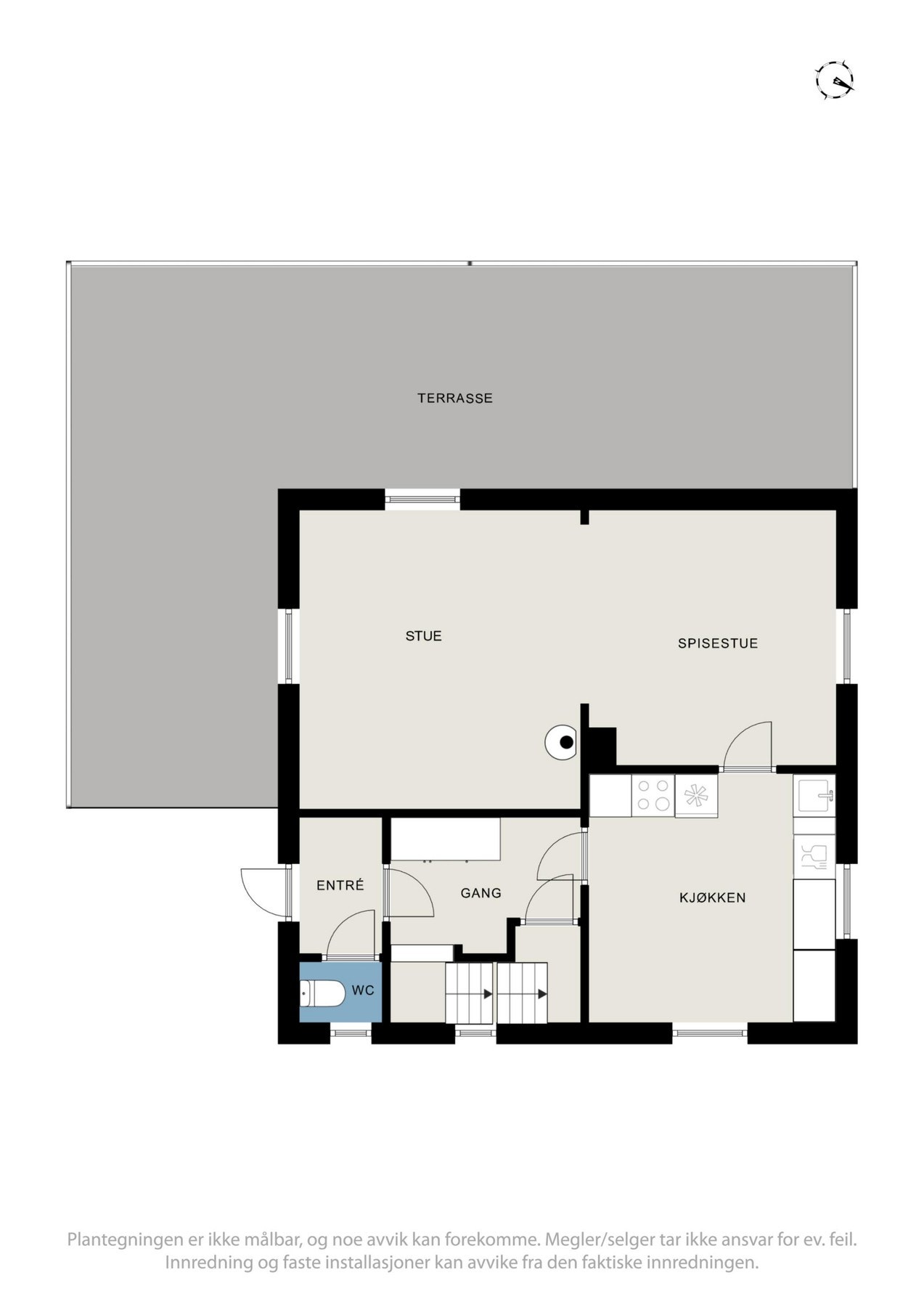 Planskisse 1.etasje. Galleribilde