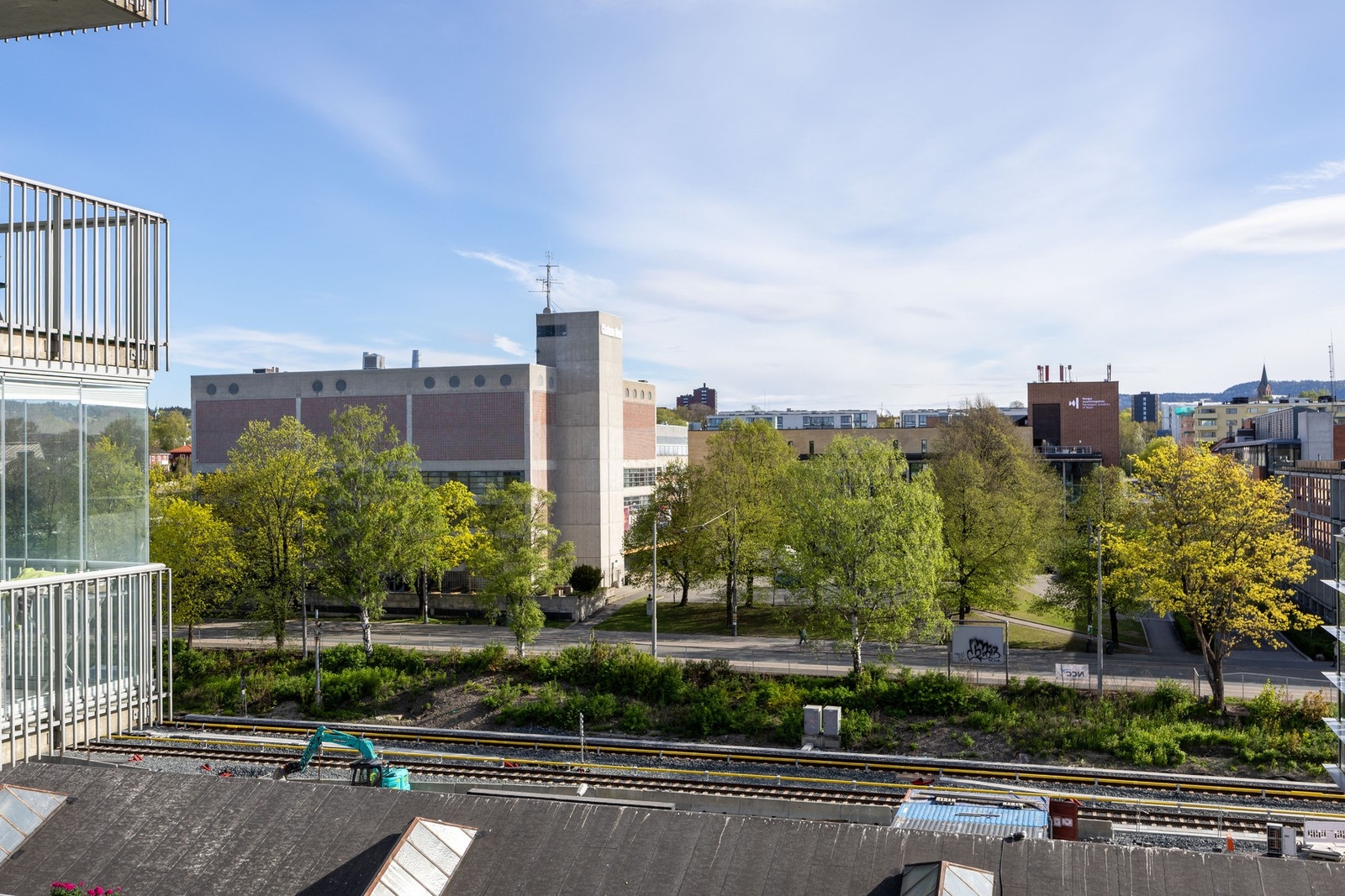 Utsikt fra balkongen. Galleribilde
