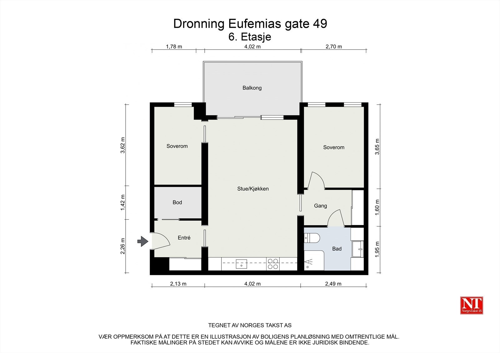 Plantegning. Galleribilde