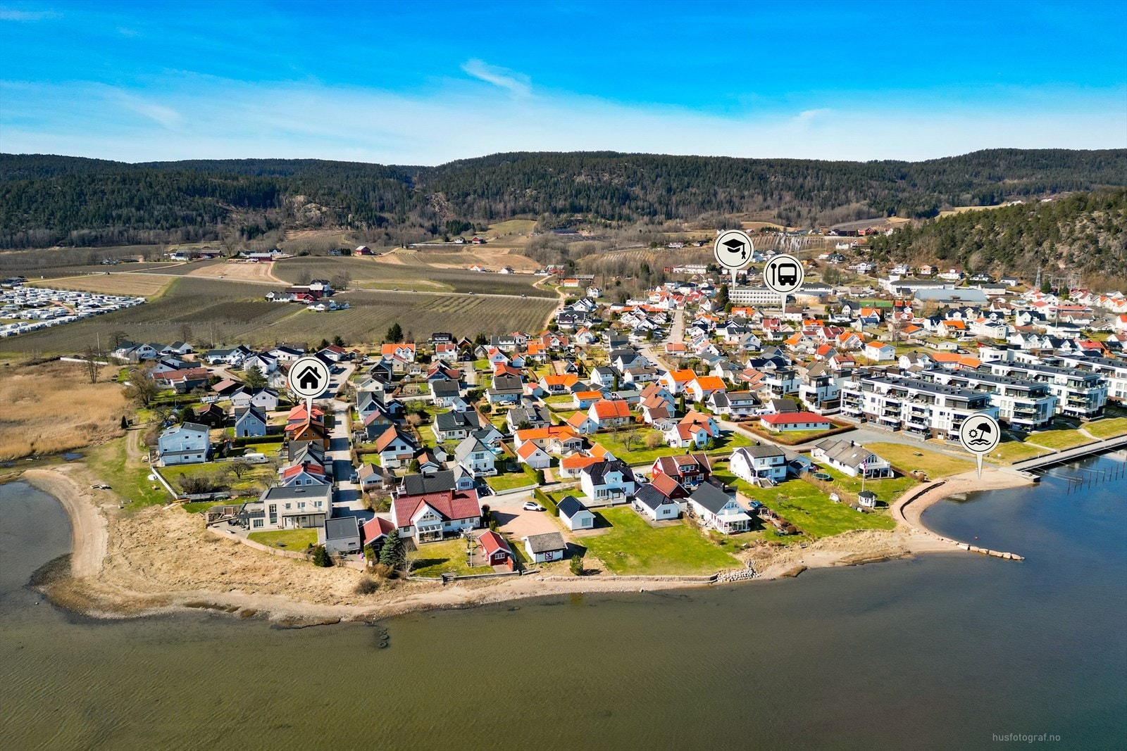Kort vei til skole. Galleribilde