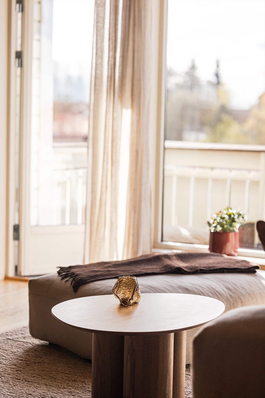 Fra stua har du utgang til balkongen. Galleribilde