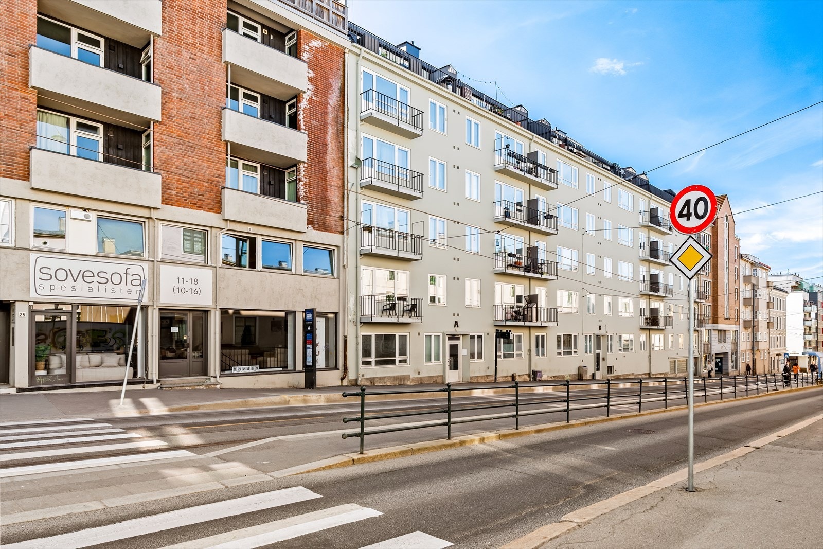 Fasade fra Grefsenveien. Galleribilde