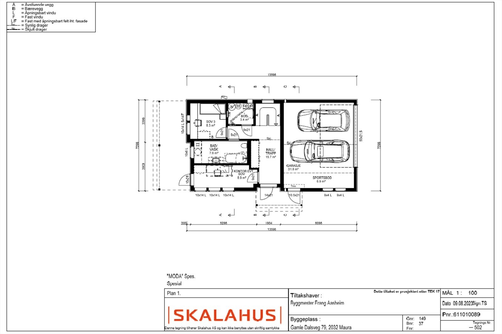 Plantegning 1.Etasje Galleribilde