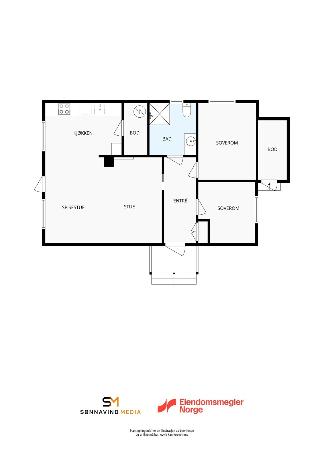 Plantegning Galleribilde