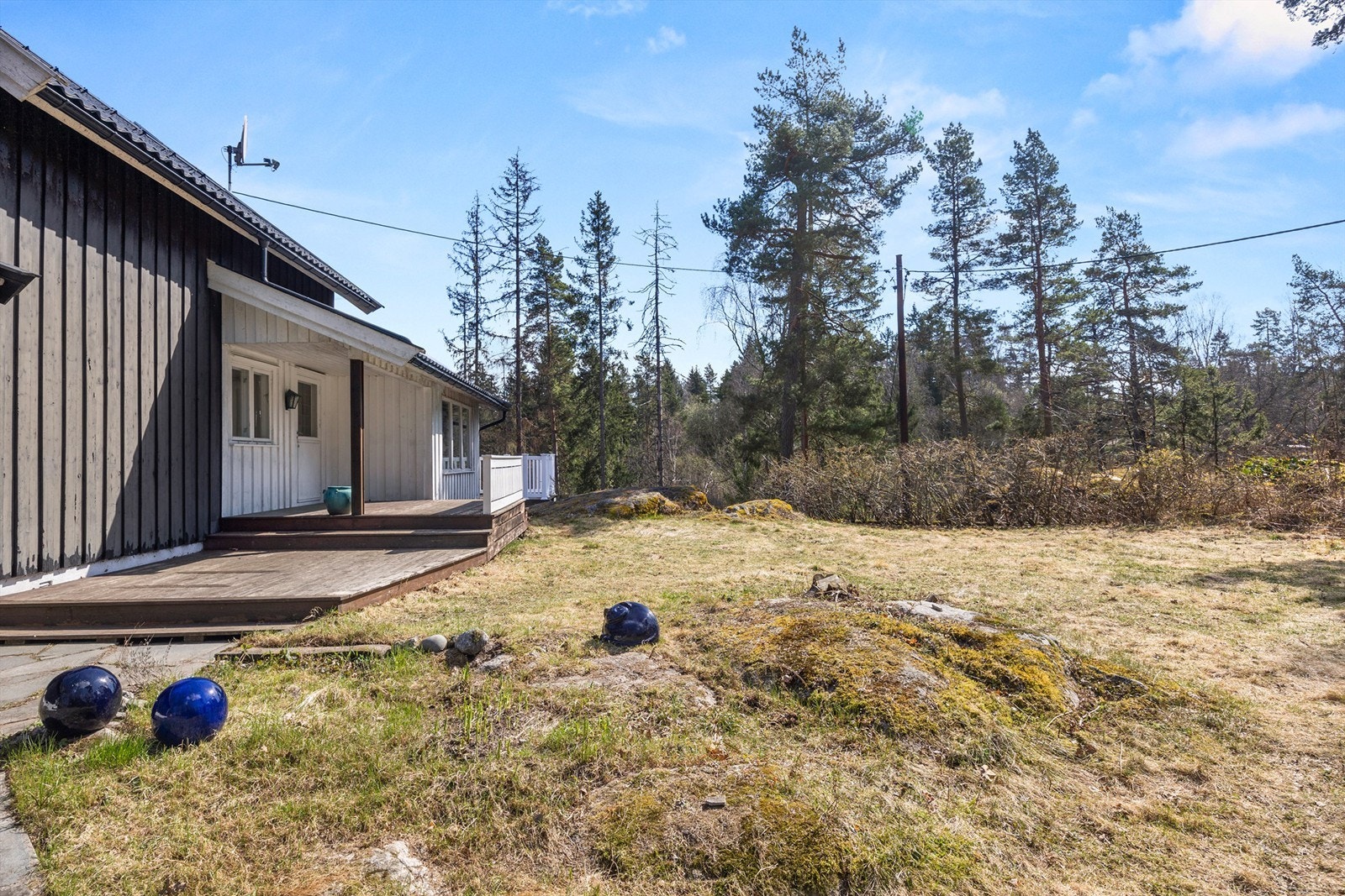 Hage/terrasse mot sydvest - Roald Amundsens vei 2 Galleribilde