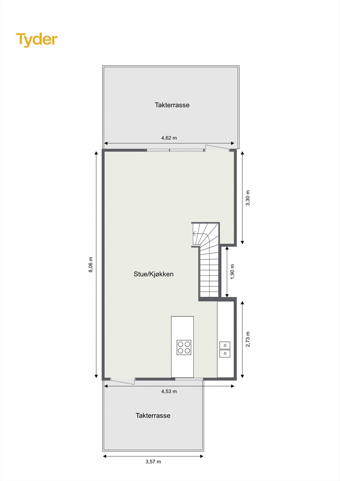 Plantegning 6. etasje Galleribilde