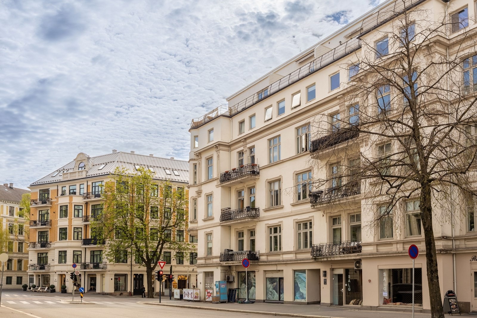 Leiligheten har inngang fra Thomas Heftyes gate Galleribilde