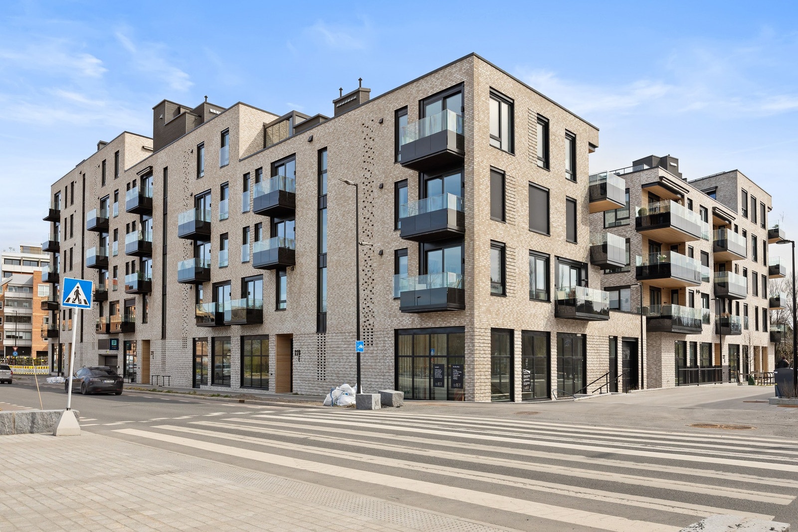 Moderne boligkompleks fra 2024 Galleribilde